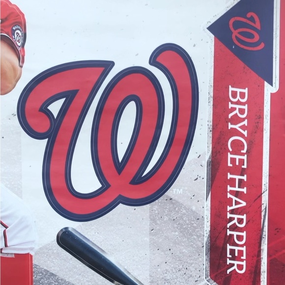 Fathead Wall Cling • Bryce Harper • Washington Nationals• New in Box • Reusable - Picture 4 of 9